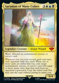 [1x] Saruman of Many Colors - Foil (Store Championships Promos) Near Mint, Engli - Image 1