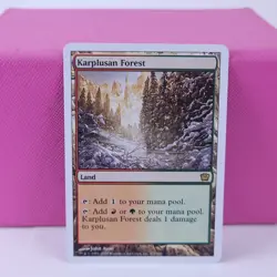 9th Edition #321 Karplusan Forest Regular Non-Foil Rare MTG Magic the Gathering - Image 1