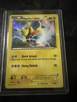Pokemon Pikachu TCG Libre Holo XY Trainer Kit 30/30 - Image 1
