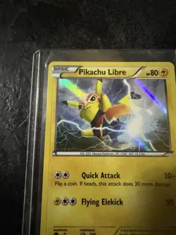 Pokemon Pikachu TCG Libre Holo XY Trainer Kit 30/30 - Image 2