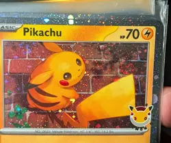 DOUBLE SWIRL 🌀 Pikachu 051 /162 2026 Pokemon Day 30th Anniversary Promo Cosmos - Image 2