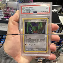 PSA 7 2006 Pokemon Rayquaza -Holo Pop Series 1 #3 - Image 1
