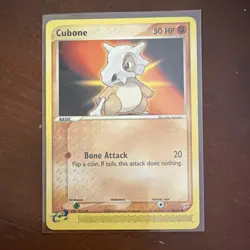 Pokemon Cubone 40/95 Team Magma vs Team Aqua Regular Common 50 HP NM - Image 4