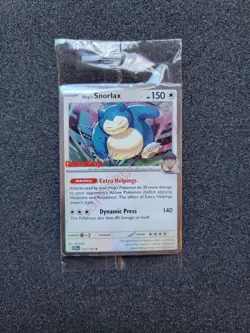 HOP'S SNORLAX 117/159 HOLOFOIL PROMO GAMESTOP POKEMON NM - Image 2