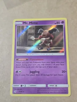 Pokemon Tcg Mr. Mime #11 Pokemon Detective Pikachu - Image 1
