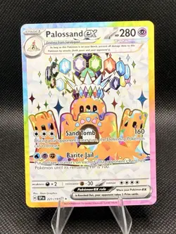 Pokemon TCG SV08: Surging Sparks - Palossand EX Full Art Ultra Rare #221/191 - Image 1
