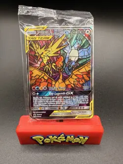 Pokemon TCG Moltres & Zapdos & Articuno GX SM210 Promo Sealed NM/M Hidden Fates - Image 1