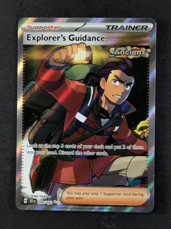 2024 Pokemon EXPLORER'S GUIDANCE #200/162 Temporal Forces SIR Full Art ENG - Image 1