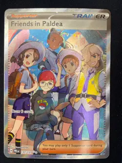 Pokemon Friends in Paldea Ultra Rare SV: Prismatic Evolutions 137/131 NM - Image 1