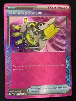 Pokemon Scoop Up Cyclone ACE SPEC Rare SV: Prismatic Evolutions 128/131 NM - Image 1
