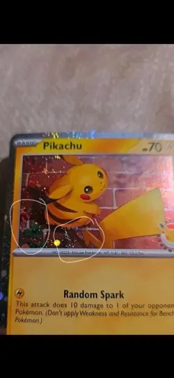 DOUBLE SWIRL Pikachu 51/162 Stamped 2026 Pokemon Day 30th Annivers. Promo w/coin - Image 3