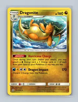 Dragonite 151/236 Rare Unified Minds Pokemon Lightly Played - Image 1