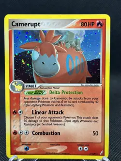 Pokemon TCG Camerupt #3/100 – Crystal Guardians (2006) Holo Rare (NM/LP) - Image 1