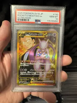 Pokemon - Team Rocket's Mewtwo UR - 130/098 - Glory of Team Rocket - PSA 10 - Image 1