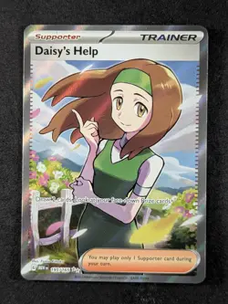 2023 Pokemon DAISY'S HELP #195/165 SV 151 Special Illustration Rare Full Art ENG - Image 1
