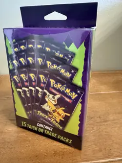Pokemon Trick or Trade Booster Pack Box - 15 Packs - 2025 NEW Sealed Box 820650855306 - Image 1