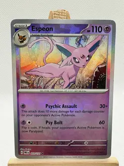 Espeon (Master Ball Pattern, #033/131) - Ho SV - Prismatic Evolutions NM Pokemon - Image 1