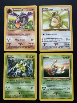 Pokemon TCG Lot of 4 Vintage WOTC Rare Non Holo HP - Image 1