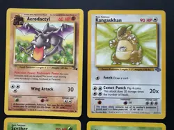 Pokemon TCG Lot of 4 Vintage WOTC Rare Non Holo HP - Image 3