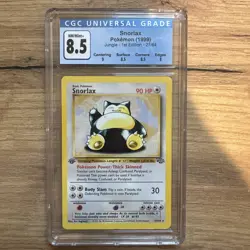 Pokemon English Snorlax 27/64 1999 Jungle - 1st Edition Rare Vintage NM/MINT CGC - Image 1
