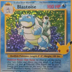 🔥Pokemon Blastoise 2/102 Celebrations Classic Collection Holo PSA 9 TCG BaseSet - Image 3