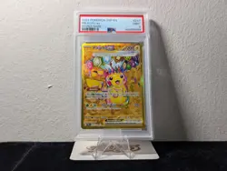 Pokemon Pikachu ex Hyper Rare Holo 247/191 Sv08 Surging Sparks PSA 9 English - Image 1
