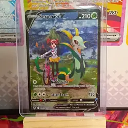 Serperior V TG13/TG30 Trainer Gallery Pokemon Silver Tempest Full Art NM - Image 1