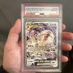 2023 POKEMON SWORD & SHIELD CROWN ZENITH #GG46 FULL ART/DEOXYS VSTAR PSA 10 - Image 1