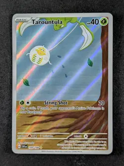 2023 Pokemon TAROUNTULA #199/198 Scarlet & Violet Full Art Illustration Rare ENG - Image 1