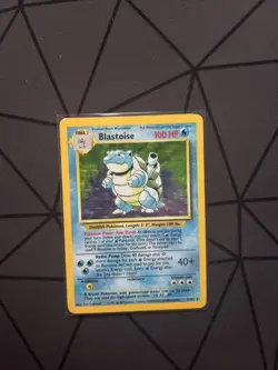 Pokemon Base Set Blastoise Holo Rare 2/102 - Image 1
