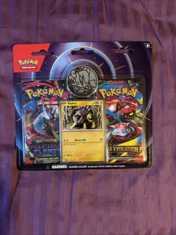 Pokemon TCG, Mega Evolution 2-Pack Blister (Raikou Cosmos Promo) Free Shipping - Image 1