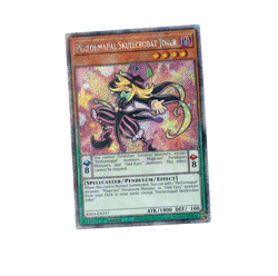 Yugioh Yu-Gi-Oh! Performapal Skullcrobat Joker RA04-EN257 Platinum Secret Rare - Image 1