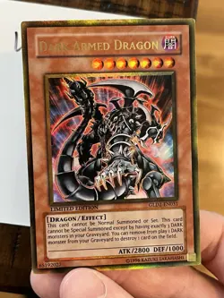 Yugioh Dark Armed Dragon GLD2-EN031 Gold Rare Limited Edition VLP - Image 1