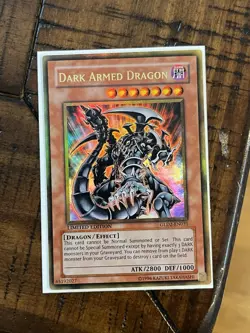 Yugioh Dark Armed Dragon GLD2-EN031 Gold Rare Limited Edition VLP - Image 3