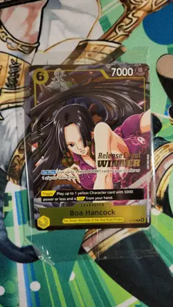 Boa Hancock P-115 OP15 Pre Release Event Winner Stamped Card! - Image 1