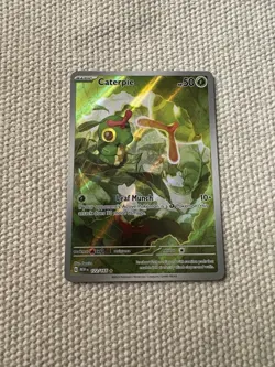 Caterpie 172/165 Pokemon 151 English NM Illustration Rare Pokemon TCG - Image 1