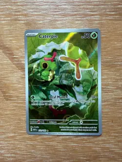Caterpie - 172/165 - English 151 - Pokemon TCG Card IR NM Illustration Rare - Image 1