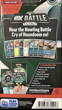 Pokemon Ex Battle Deck HOUNDOOM | IRON LEAVES EX 60 CARD DECKS BRAND - Lot Of 2 - Image 3