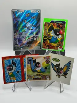 Pokemon Chatot Set of 5 - Chatot #441 Peru/NON-TCG Cards & Stickers - Image 1