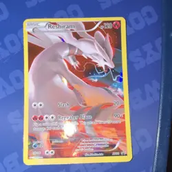 Reshiram Full Art Promo Holo XY74 XY Basic Dragon 120 HP Pokemon Card English - Image 1