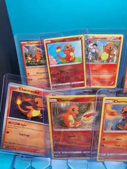 Pokemon 12 Charmander card LOT - no dupes - Image 2