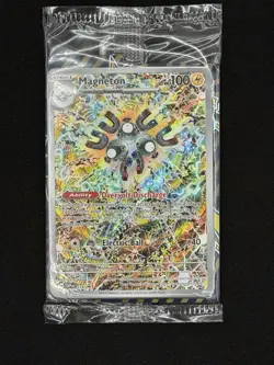 Magneton 159 Pokemon TCG S&V Surging Sparks Black Star Promo Card Sealed - Image 1