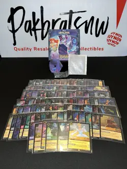 Lot of (123) Cold Foil Cards + Empty Trove Box - Disney Lorcana Ursula's Return - Image 2