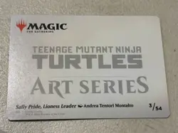 mtg Sally Pride Lioness Leader, Art Series card TMNT - Image 2