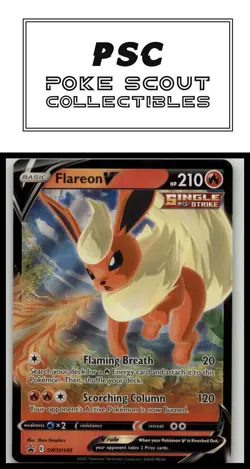 SWSH: Sword & Shield Promo Cards #SWSH149 Flareon V - Image 1