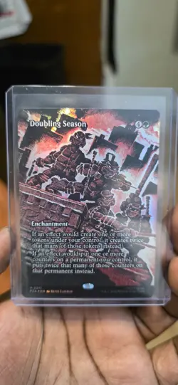 MTG TMNT Michelangelo, Weirdness to 11 (Fractured Foil) & Doubling Season (Foil) - Image 3