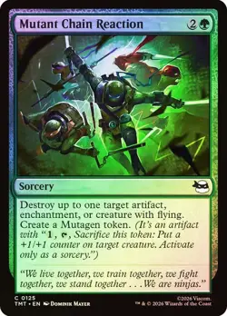 Foil Mutant Chain Reaction [TMNT] MTG - Image 1