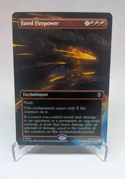 Fated Firepower (Borderless) Avatar: The Last Airbender Foil MTG 297 - Image 1