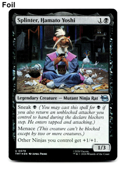Splinter, Hamato Yoshi (FOIL) - [Teenage Mutant Ninja Turtles] MTG | TMT 0079 NM - Image 1
