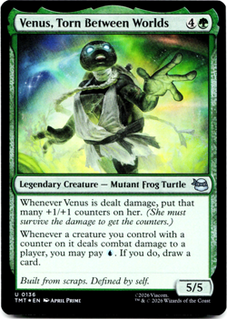 Venus, Torn Between Worlds (FOIL) - [Teenage Mutant Ninja Turtles] MTG NM 🌳 - Image 2